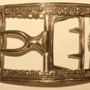 Pierced Shoe Buckle, brass