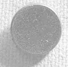 plain flat Pewter Button, 1/2″, 126. Hand made in the USA