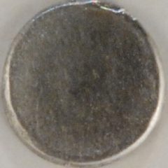 flat with a rim Pewter Button, 147