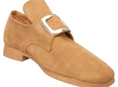 Concord, Colonial natural rough-out shoe