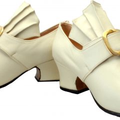 Martha shoe in Bone