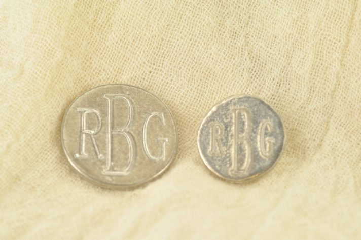 Custom engraved buttons