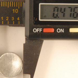 Concave Pewter Button, 103