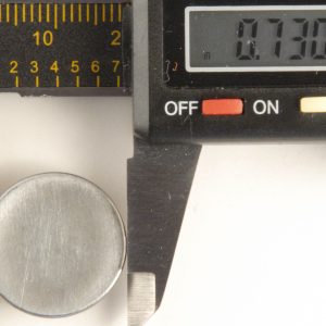 105 M Concave Pewter Button