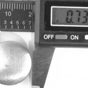 Domed or concave Pewter Button, 106