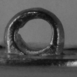 Domed Pewter Button, 107