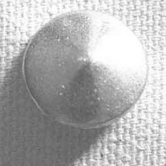 Peaked Pewter Button, 112