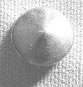 Conical Pewter Button, 113. Hand made in the USA