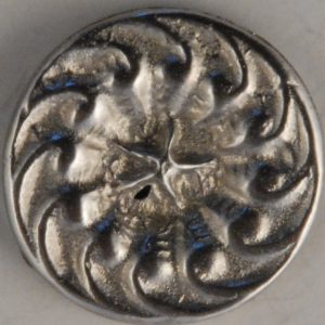 Swirl-star, center star Pewter Button, 11/16″, 118
