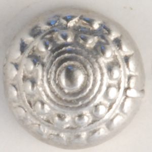 Acorn design, very high domed, Pewter Button, 1/2, 119