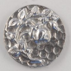 Rose design, old rose, Pewter Button 5/8, 135