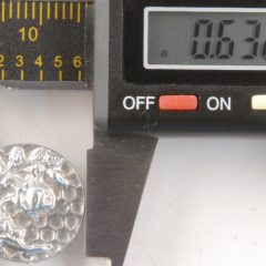 Rose design, old rose, Pewter Button 5/8, 135