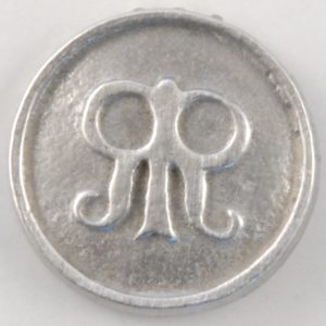 Roger’s Rangers Pewter Button, 5/8″, 137