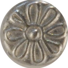 Daisy, tiny Pewter Button, 3/8″, 145
