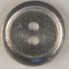 2 Hole Pewter Button, 2 hole with rim, 152