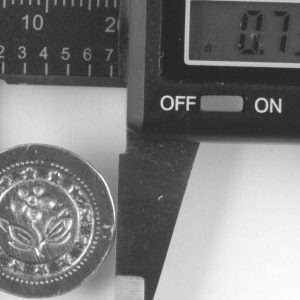 Forget me not Pewter Button 3/4in, 162