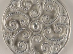 Swirled Pewter Buttons 7/8in, 165. Hand made in the USA