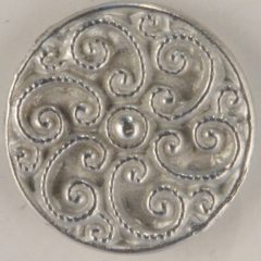 Swirled Pewter Buttons 7/8in, 165