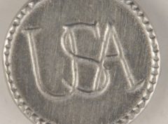 USA Pewter Button, 5/8″, 179. Hand made in the USA