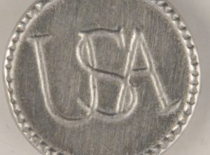 USA Continental Army Pewter Button, 13/16″, 167. Hand made in the USA