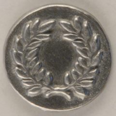 Laurel Wreath, Pewter Button, 5/8″, 174