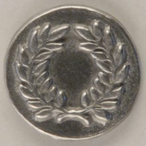 Laurel Wreath, Pewter Button, 5/8″, 174