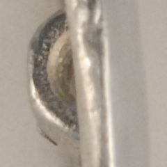 High Domed Pewter Button, 175