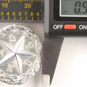 Texas Star Pewter Button, 1″, 181