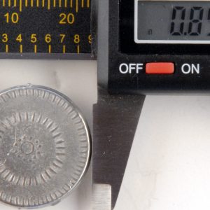 Early circular pattern Pewter Button, 7/8″, 183