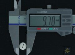 189 Bone 2 hole Button 3/8″