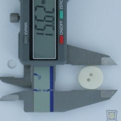 191 Bone 2 hole Button