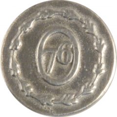 Military Pewter Button, 5/8″, 76