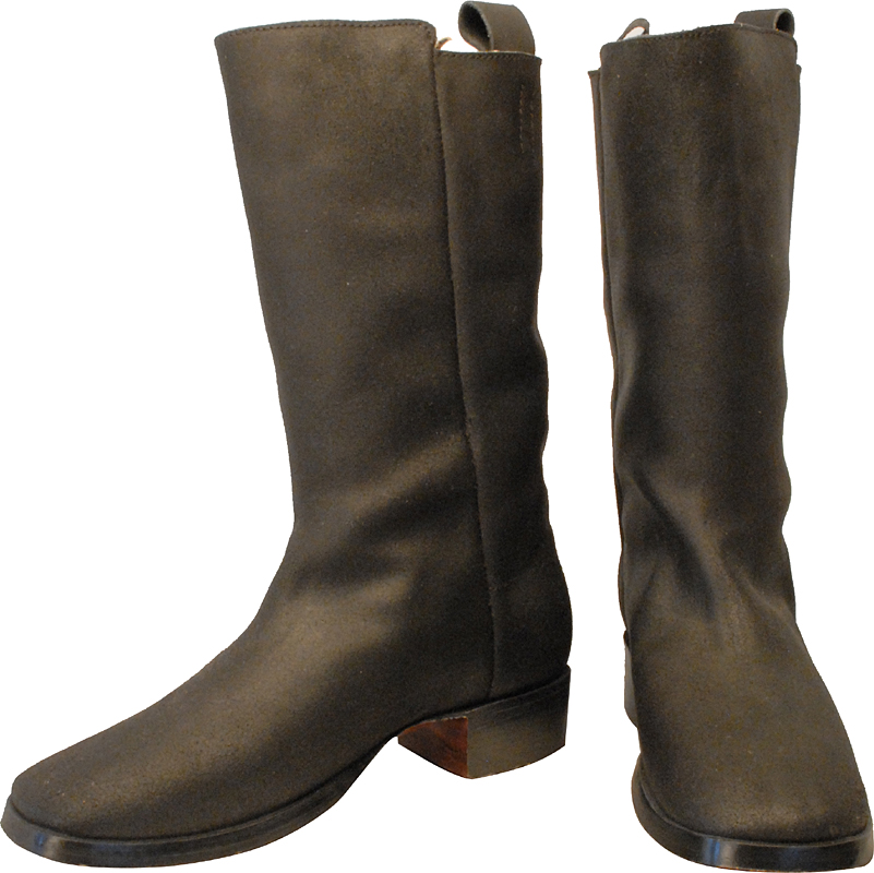 Artillery Boot 1861, Smooth side out lined boot. | Fugawee