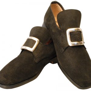 Black buckle shoe