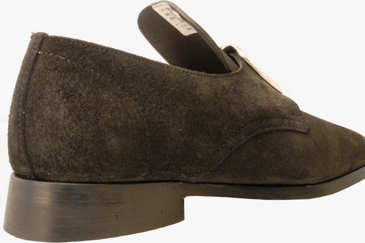 Black buckle shoe