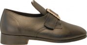 Black buckle shoe