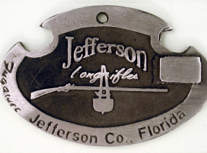 Jefferson long rifles medallion