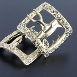 Tudor Colonial brass shoe buckle