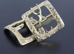 Tudor Colonial brass shoe buckle