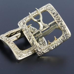Tudor Colonial brass shoe buckle