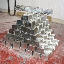 Pewter ingots