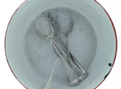 Pewter Table spoon. Hand made in the USA