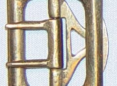 Colonial Knee buckle in Brass