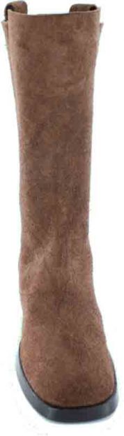 Fugawee's Short Brown Boot Roughout and Un-lined.