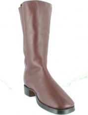 Fugawee's Short Brown Boot smooth out and leather lined.