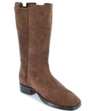Fugawee's Short Brown Boot Roughout and Un-lined.